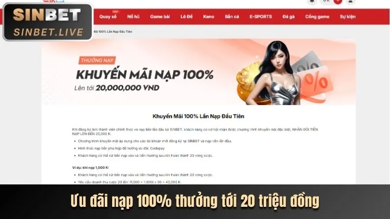 Hoàn trả casino không giới hạn